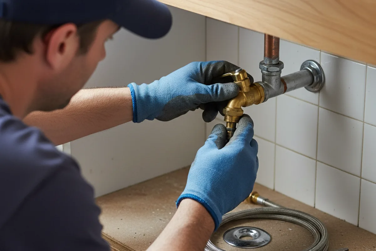 Shutoff valve and fitting work during Emergency Plumbing in Culver City